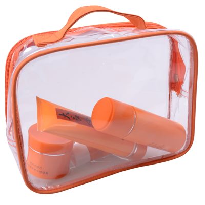 Classic Monogrammed Clear Cosmetic Bag